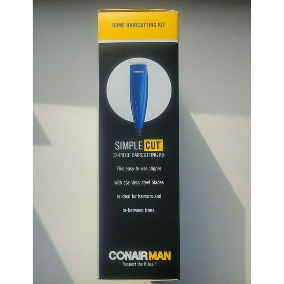 Conair Simple Cut Hair Clippers Haircutting Clipper Kit 12 Piece Set Trimmer - Picture 4 of 5